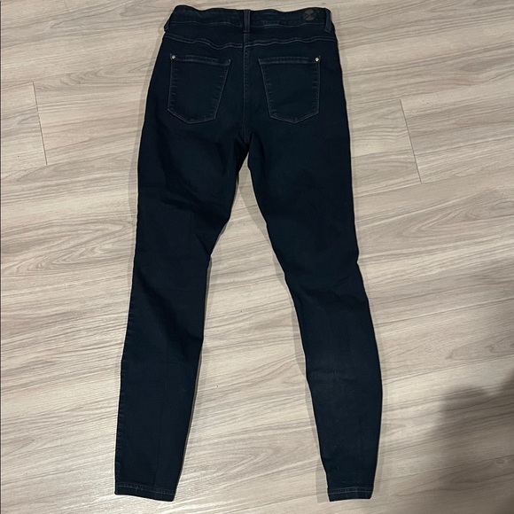 Dark Blue Skinny Jeans for Women - Picture 3 of 4